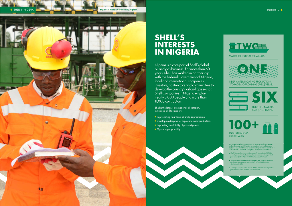 Shell's Interests in Nigeria