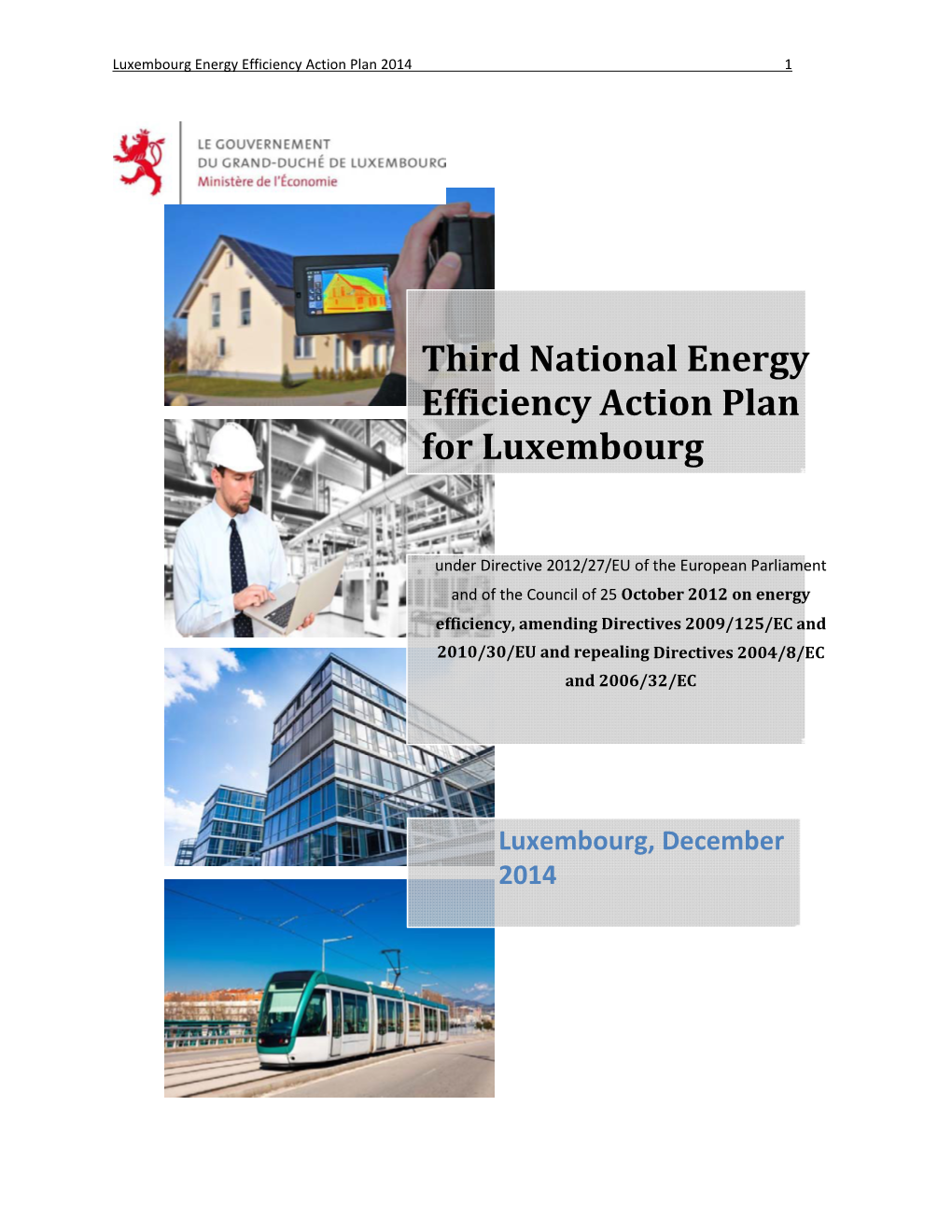 Third National Energy Efficiency Action Plan for Luxembourg