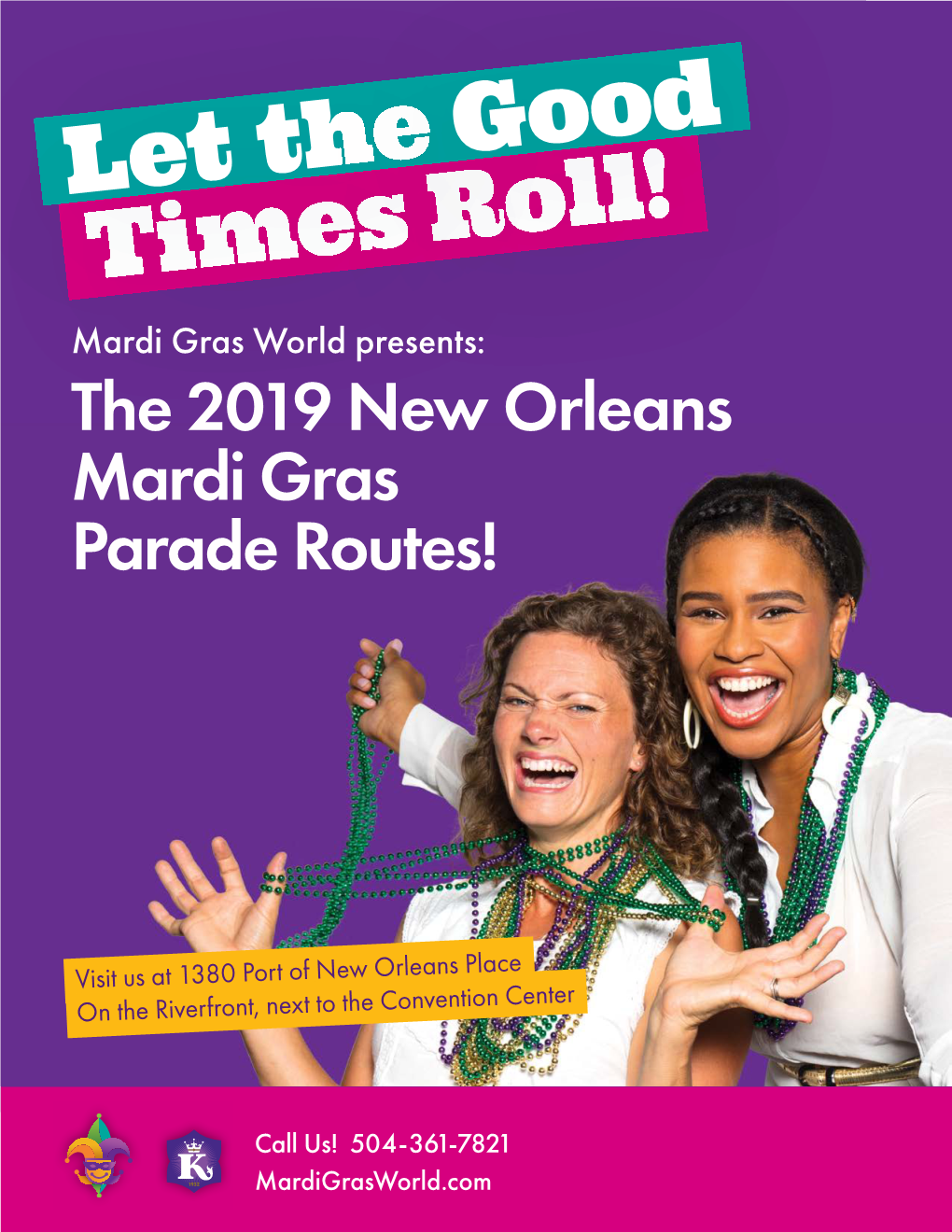 The 2019 New Orleans Mardi Gras Parade Routes!