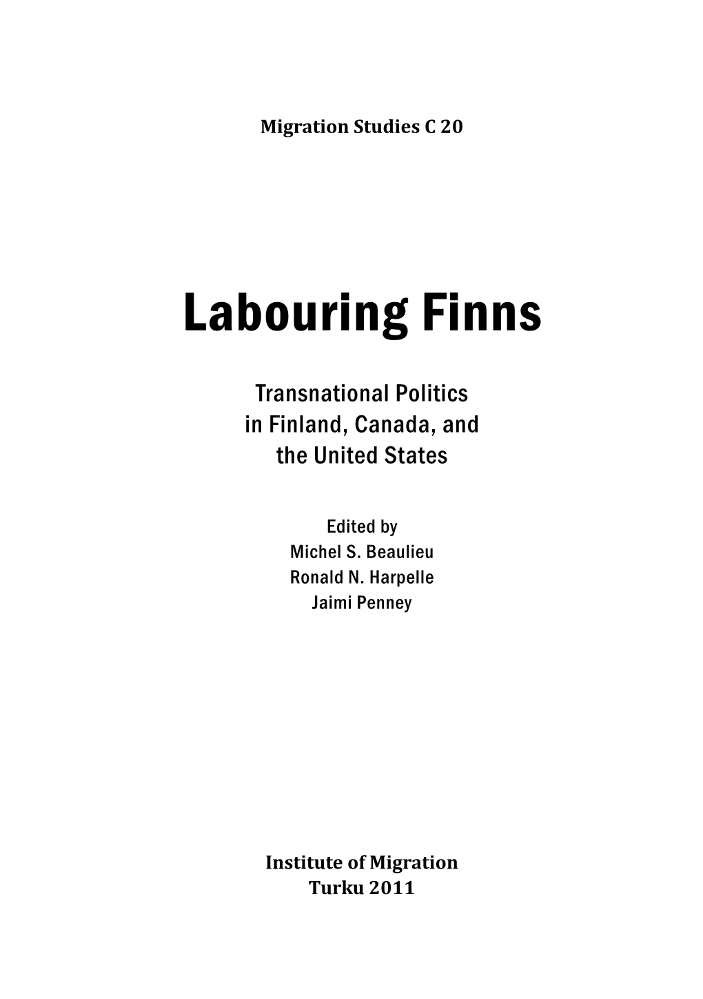 Labouring Finns