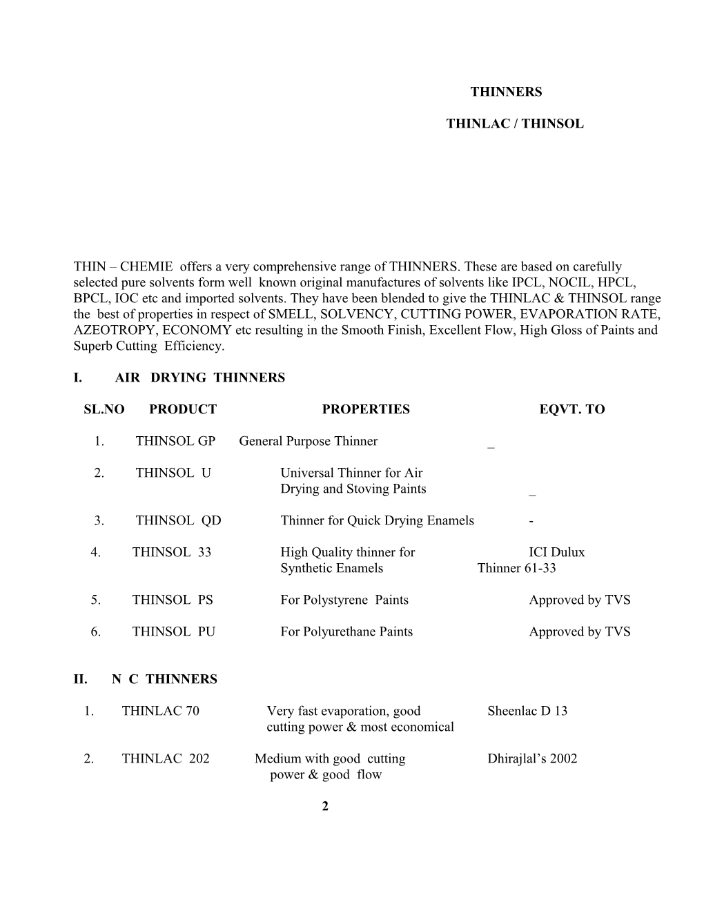 Thinlac / Thinsol