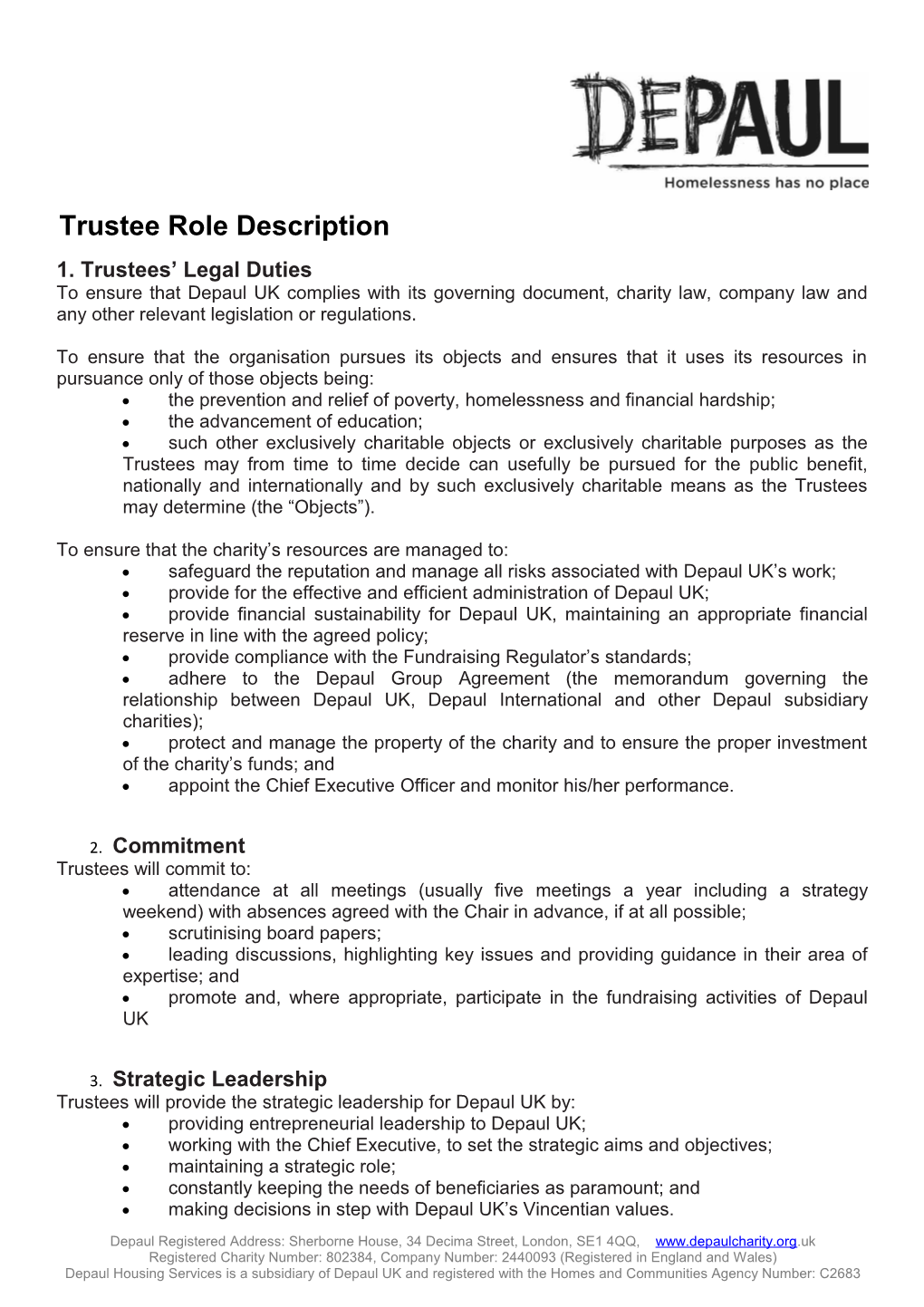 Trustee Role Description s1