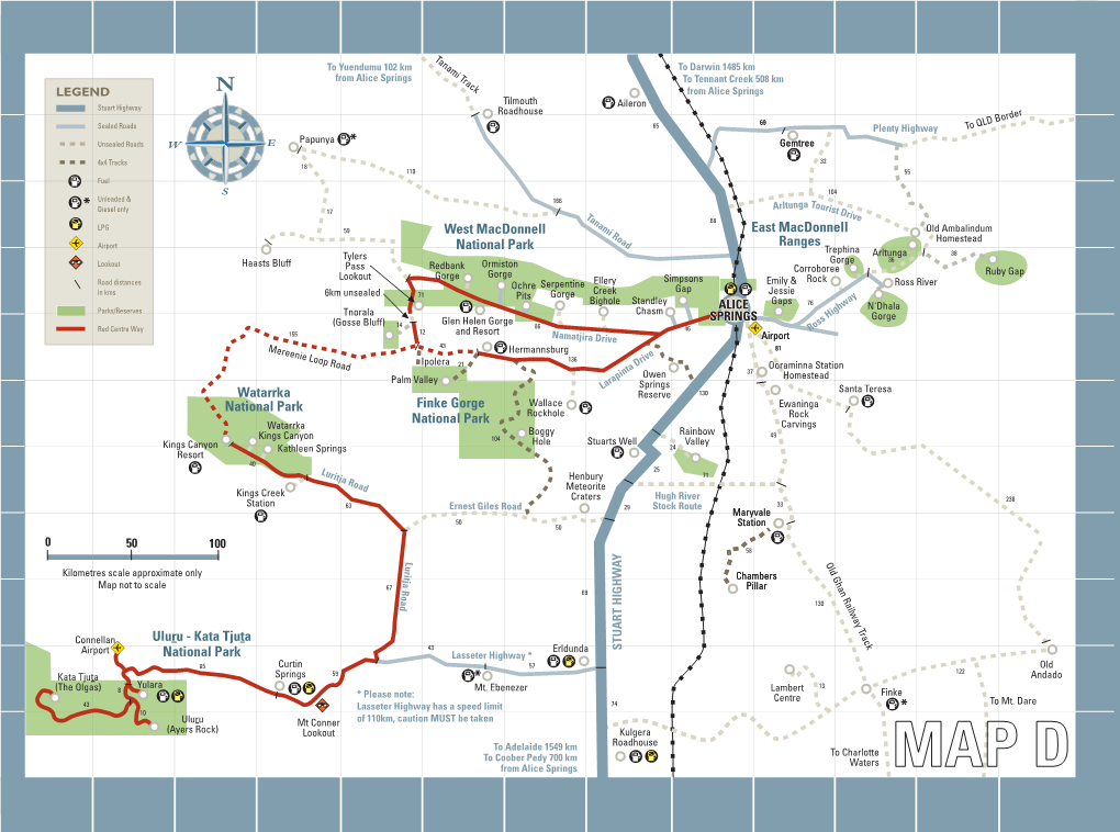 Alice Uluru Map.Pdf