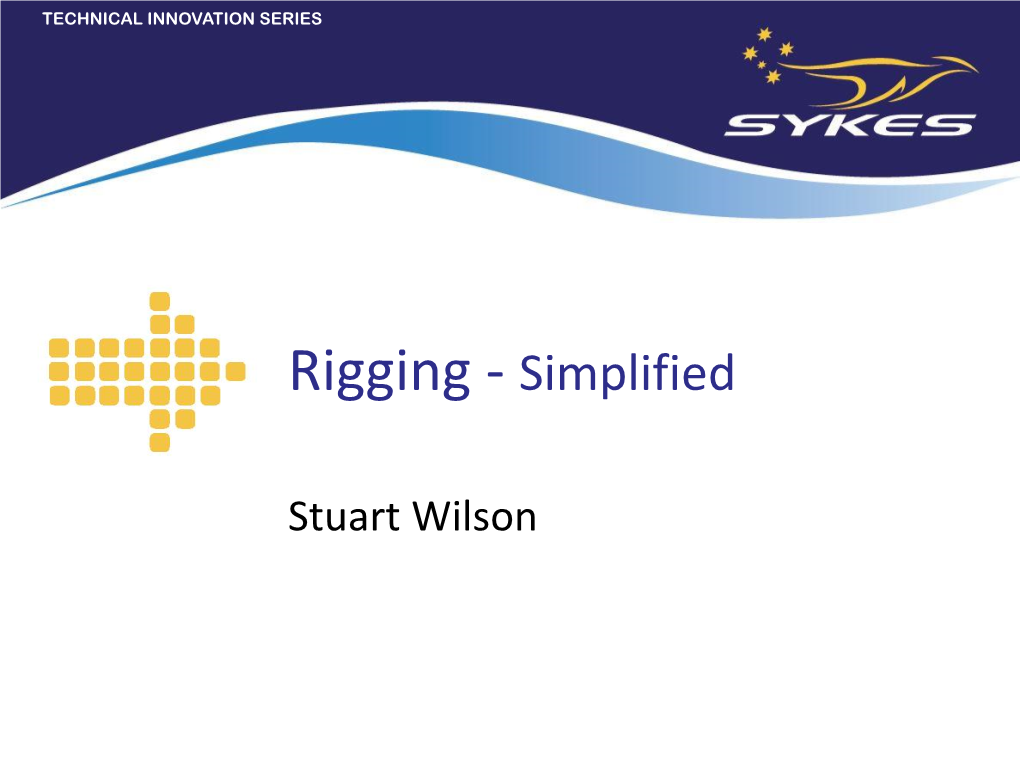 Rigging - Simplified