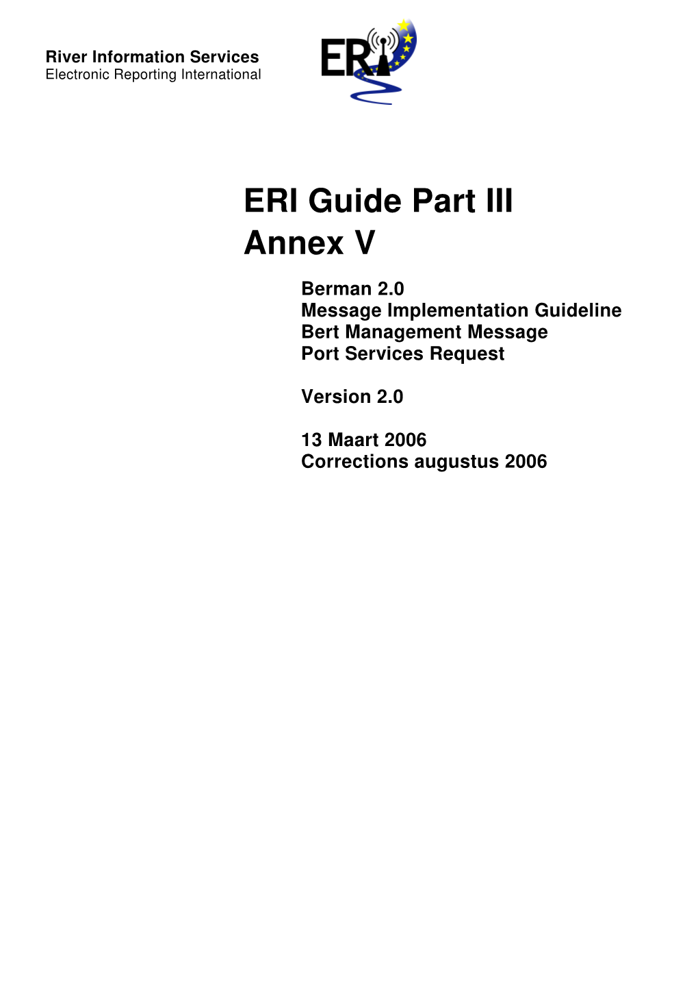 ERI Guide Part III Annex V