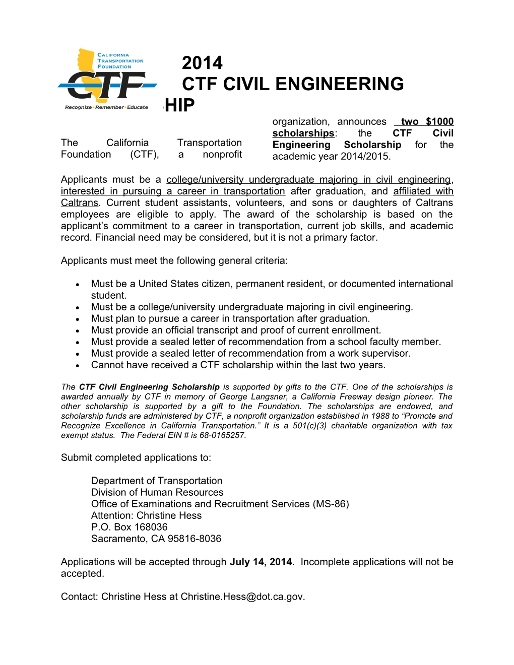 Ctf Civil Engineering