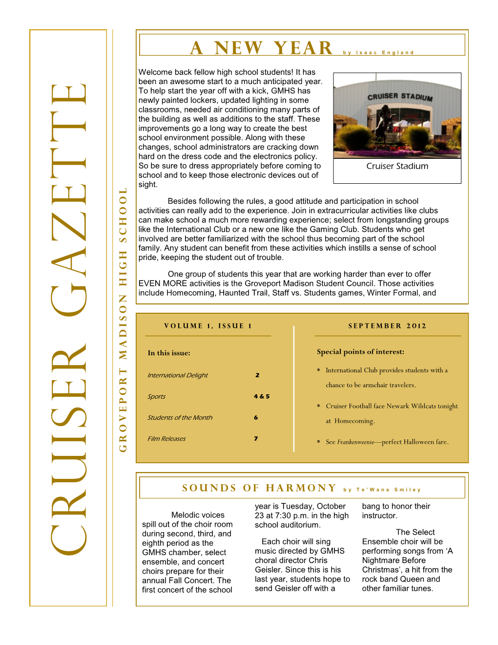 September Cruiser Gazette