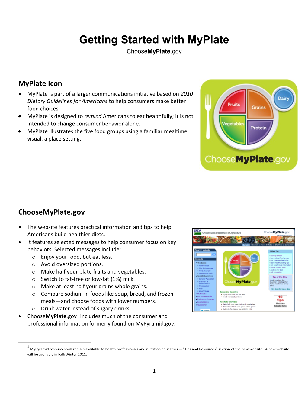 Getting Started with Myplate.Pdf