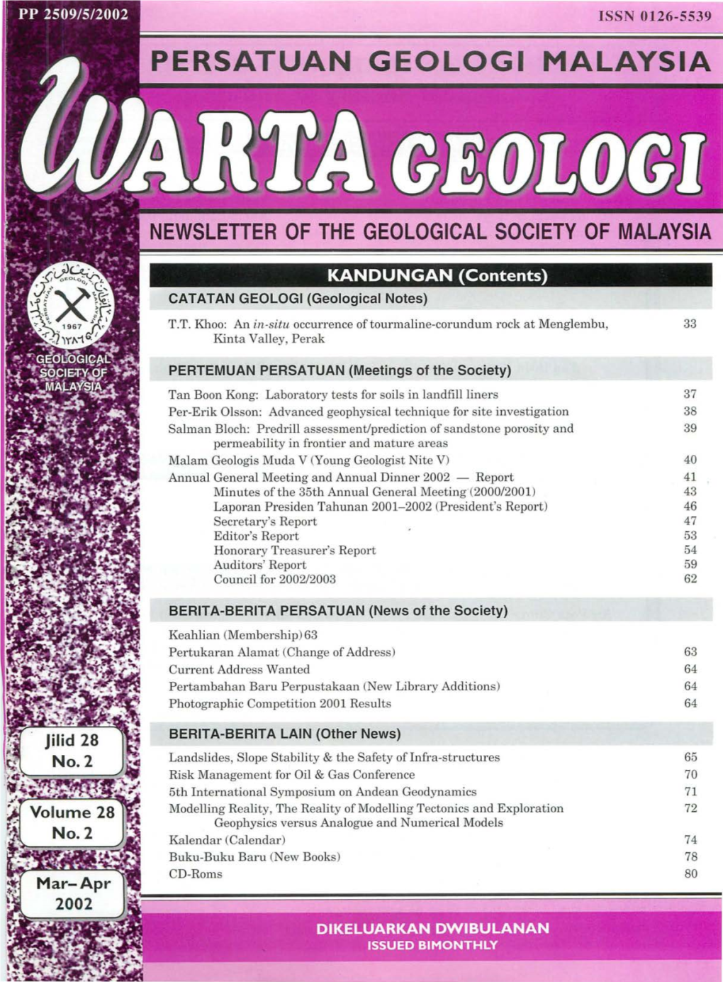 Persatuan Geologi Malaysia