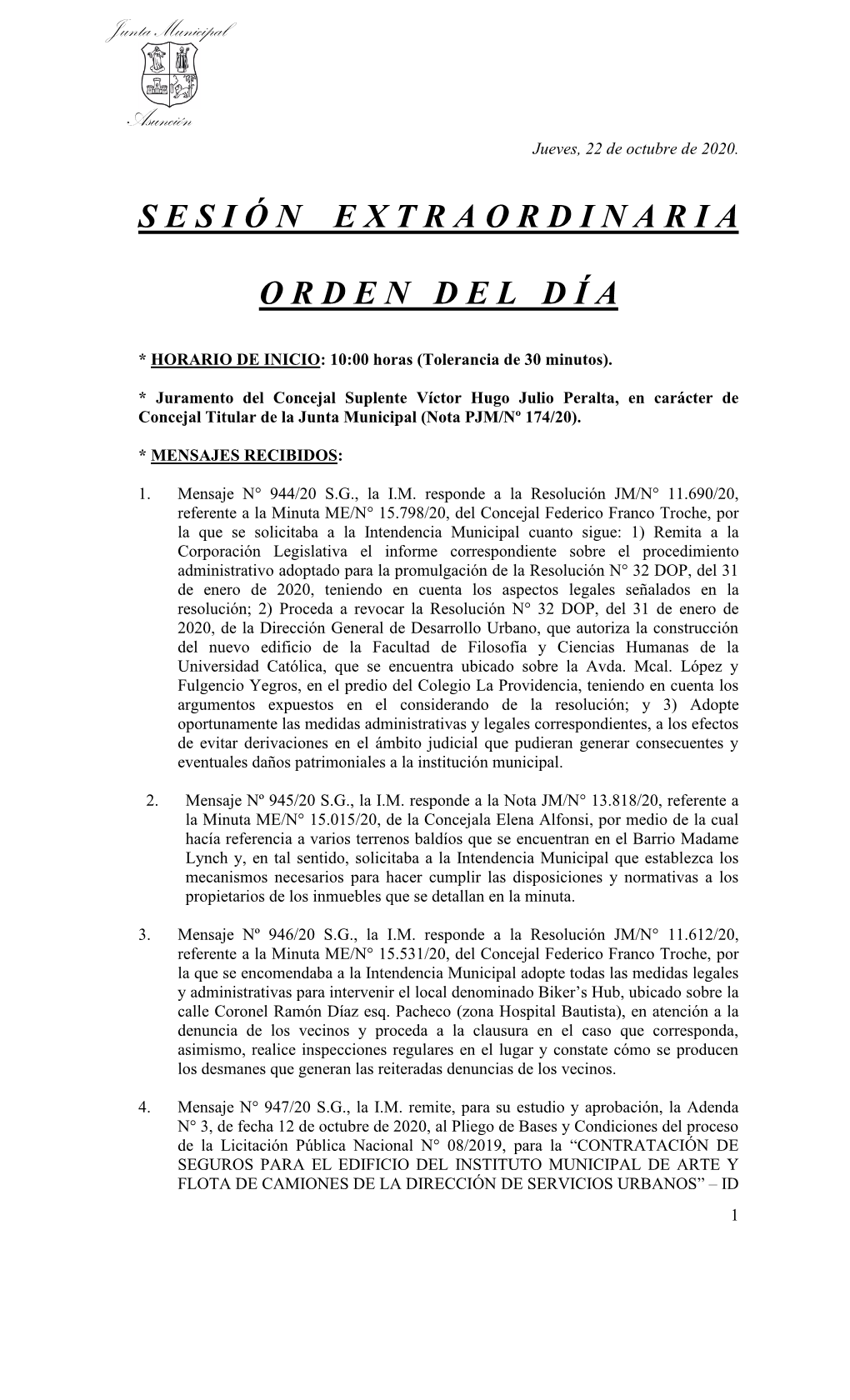 Asunción, 20 De Febrero De 2002