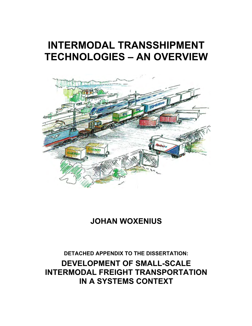 Intermodal Transshipment Technologies – an Overview