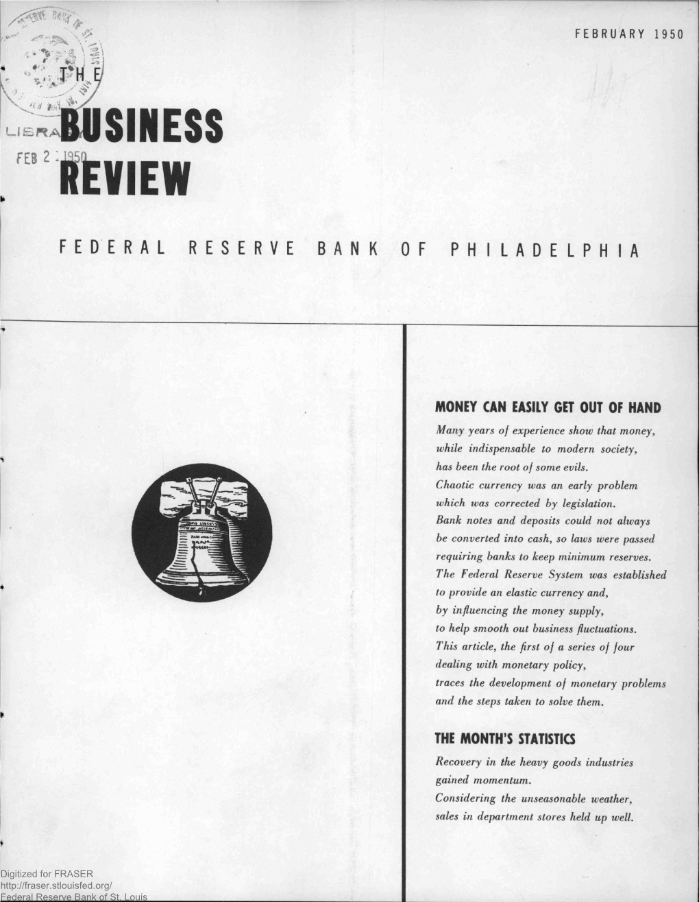 Business Review: February 1950