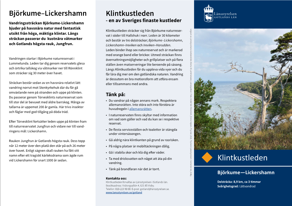 Delsträcka Björkume-Lickershamn Pdf, 1.4