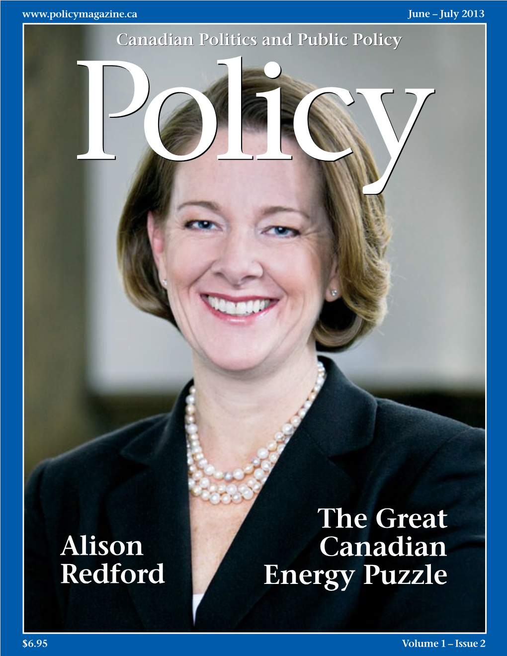 Alison Redford the Great Canadian Energy Puzzle