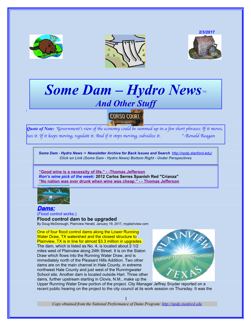 Some Dam – Hydro Newstm