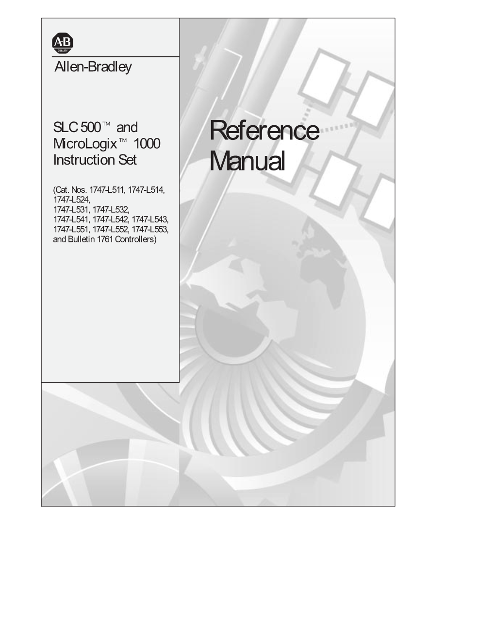 1747-6.15, SLC 500 and Micrologix 1000 Instruction Set, Reference Manual