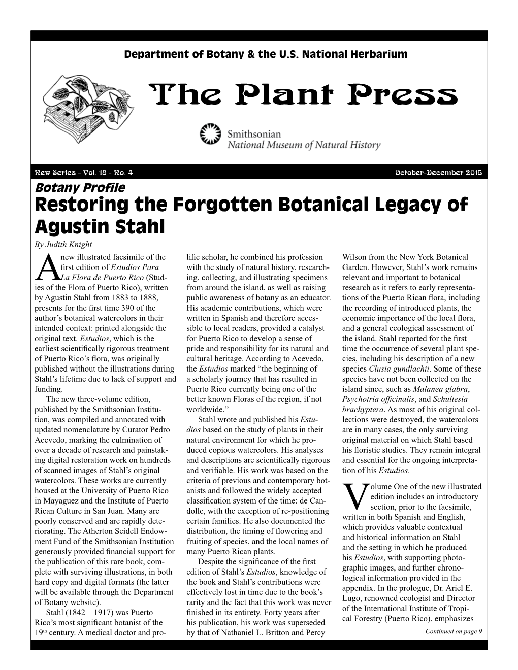 Plant Press, Vol. 18, No. 4