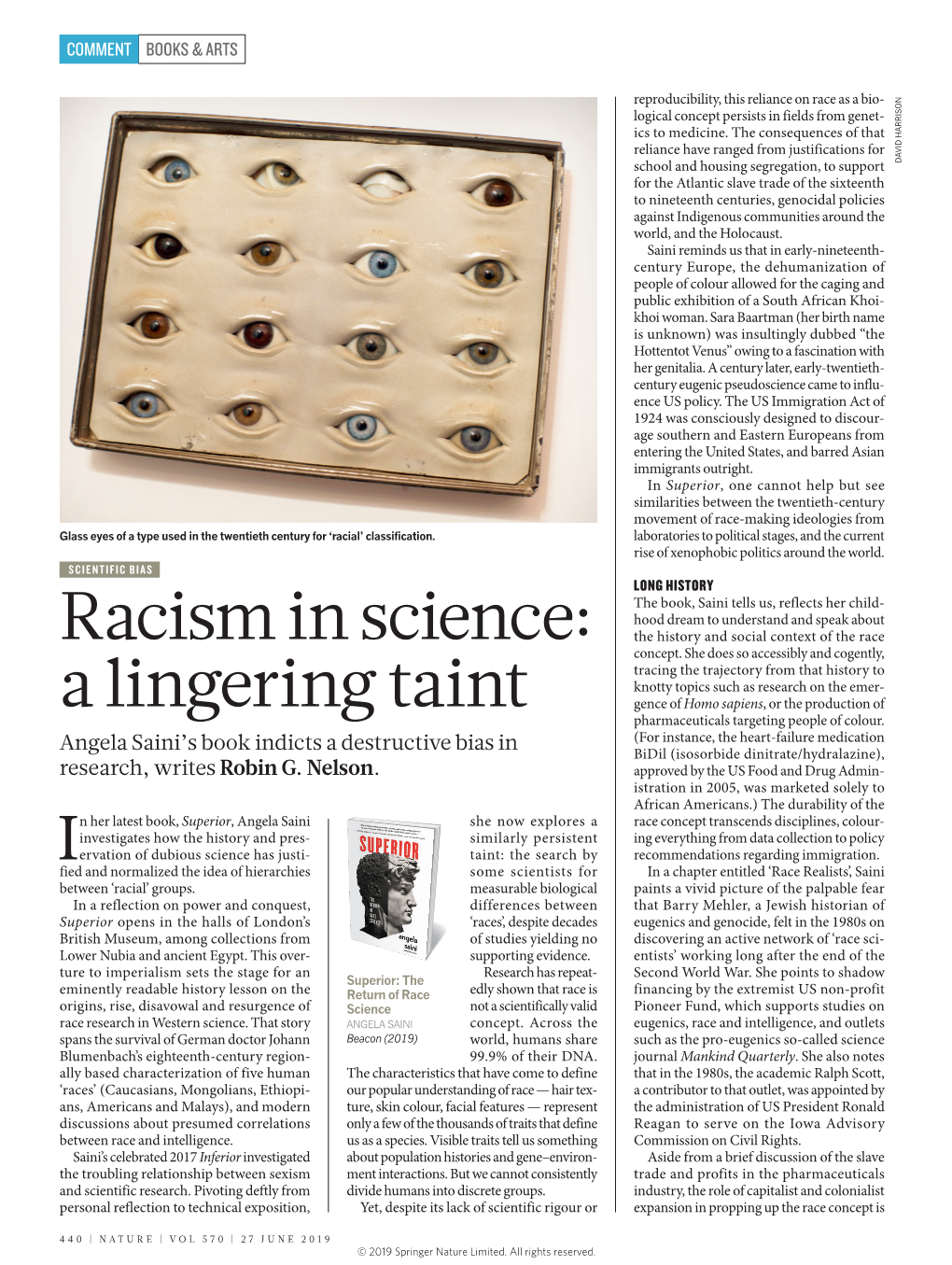 Racism in Science: the History and Social Context of the Race Concept