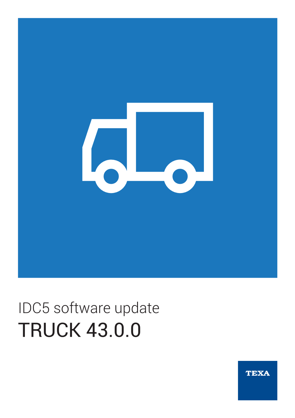 TRUCK 43.0.0 IDC5 TRUCK Software Update 43.0.0