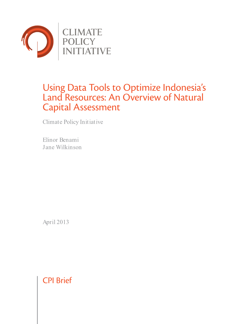 Using Data Tools to Optimize Indonesia's Land Resources