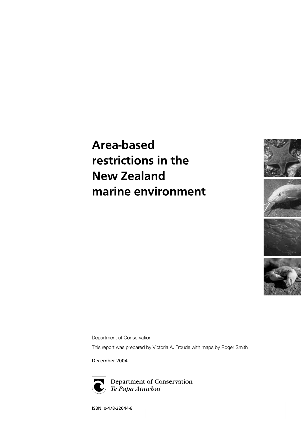 Area-Based Restrictions in the New Zealand Marine Environment