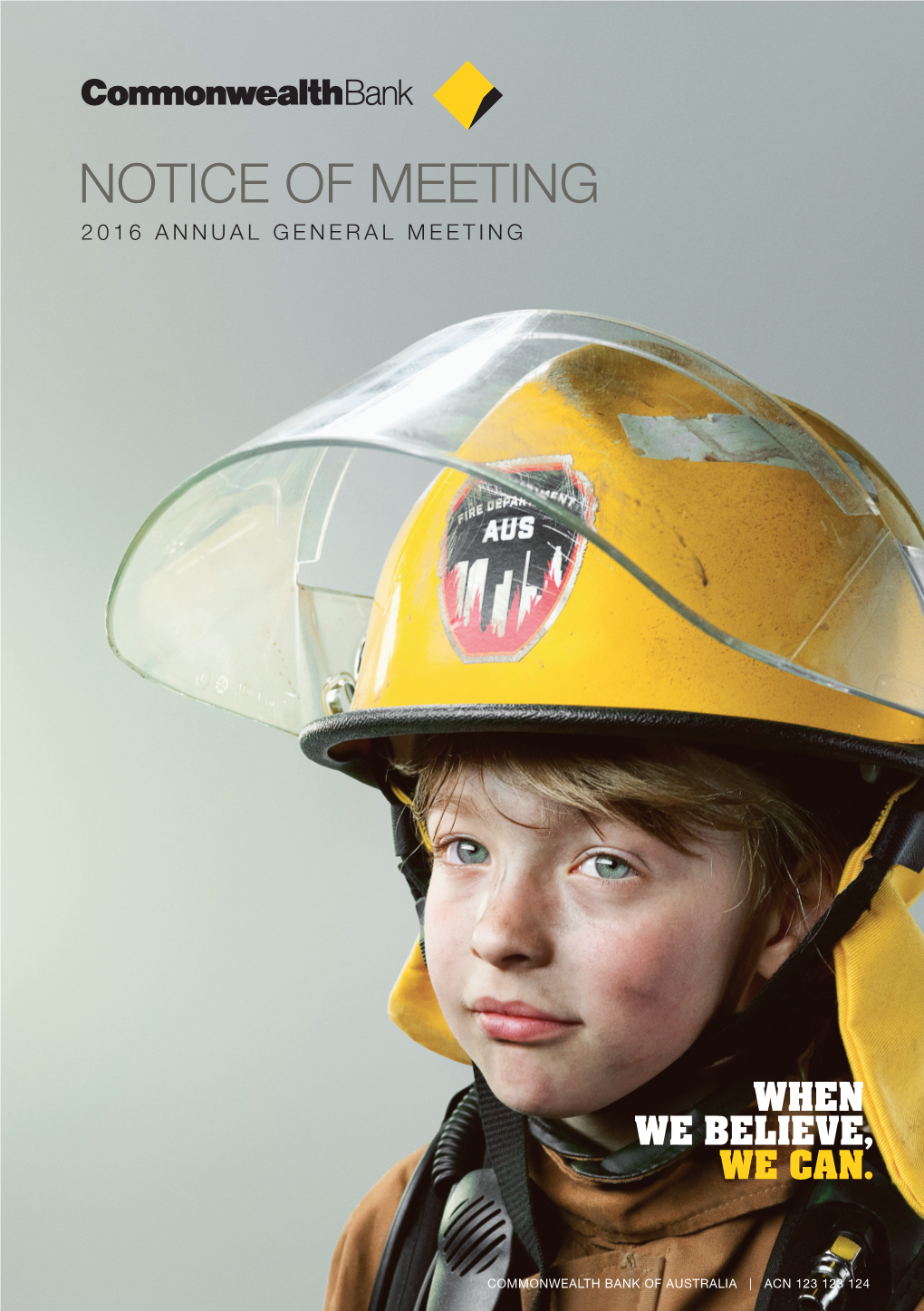 Notice of Meeting 2016 Annual General Meeting