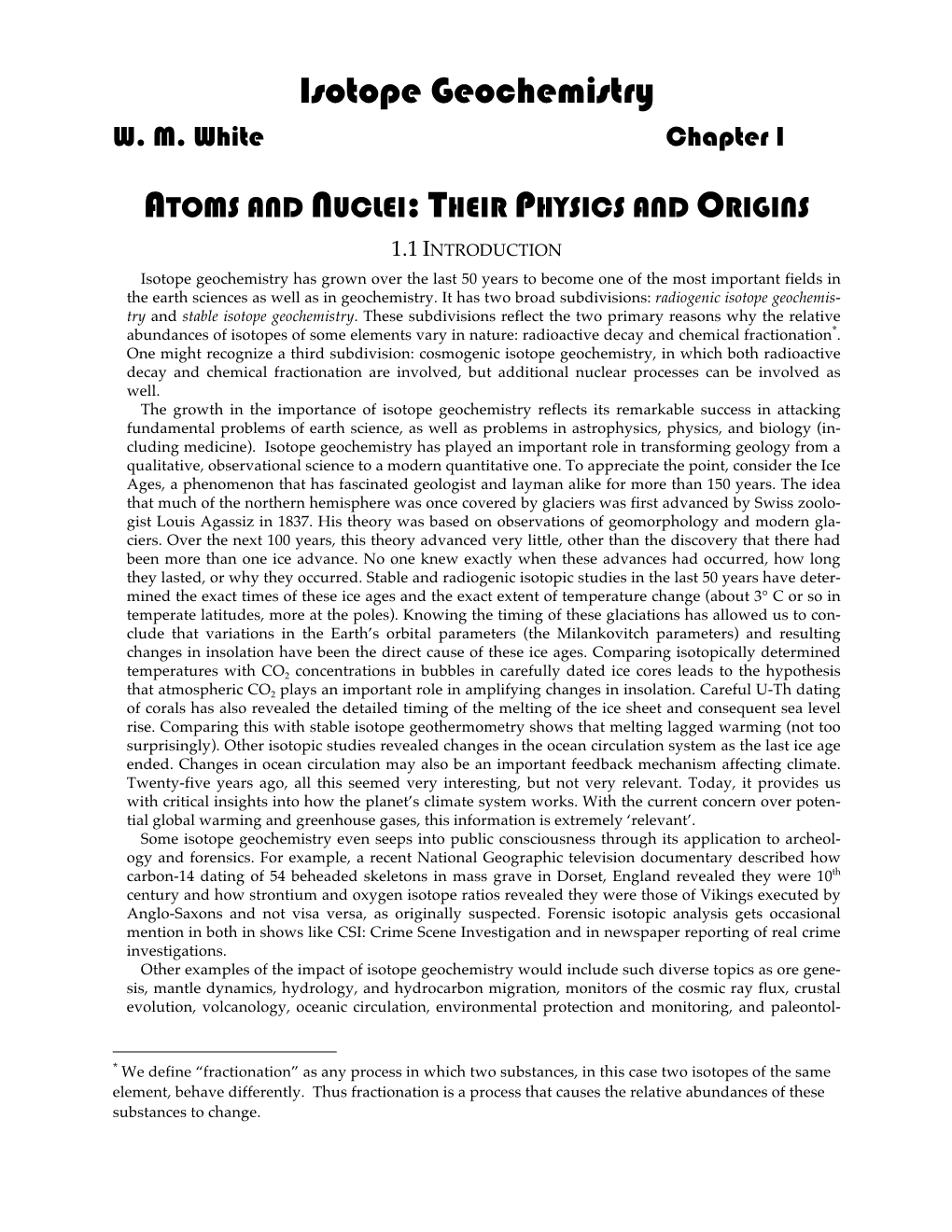 Isotopegeochemistry Chapter1