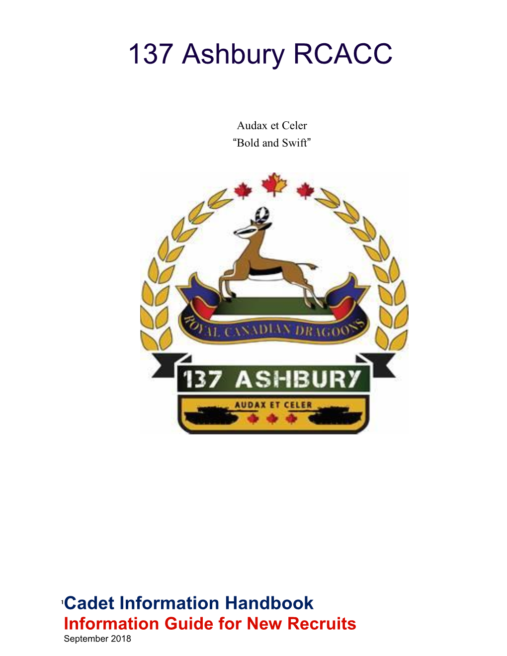 137 Ashbury RCACC