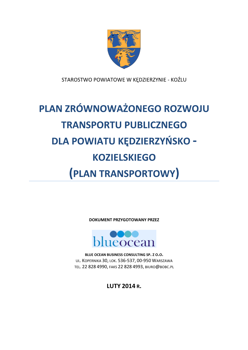 Plan Transportowy)