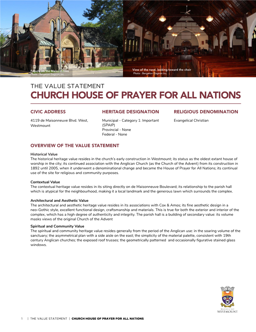 Church House of Prayer for All Nations
