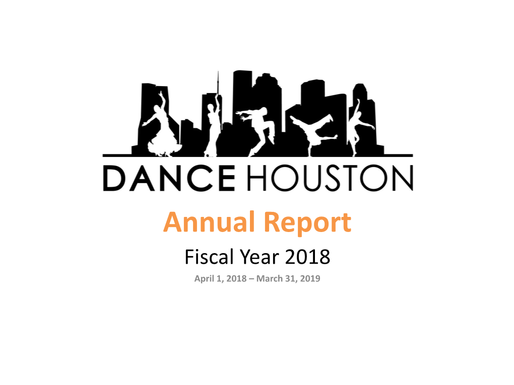 Annual Report Fiscal Year 2018 April 1, 2018 – March 31, 2019 Mission