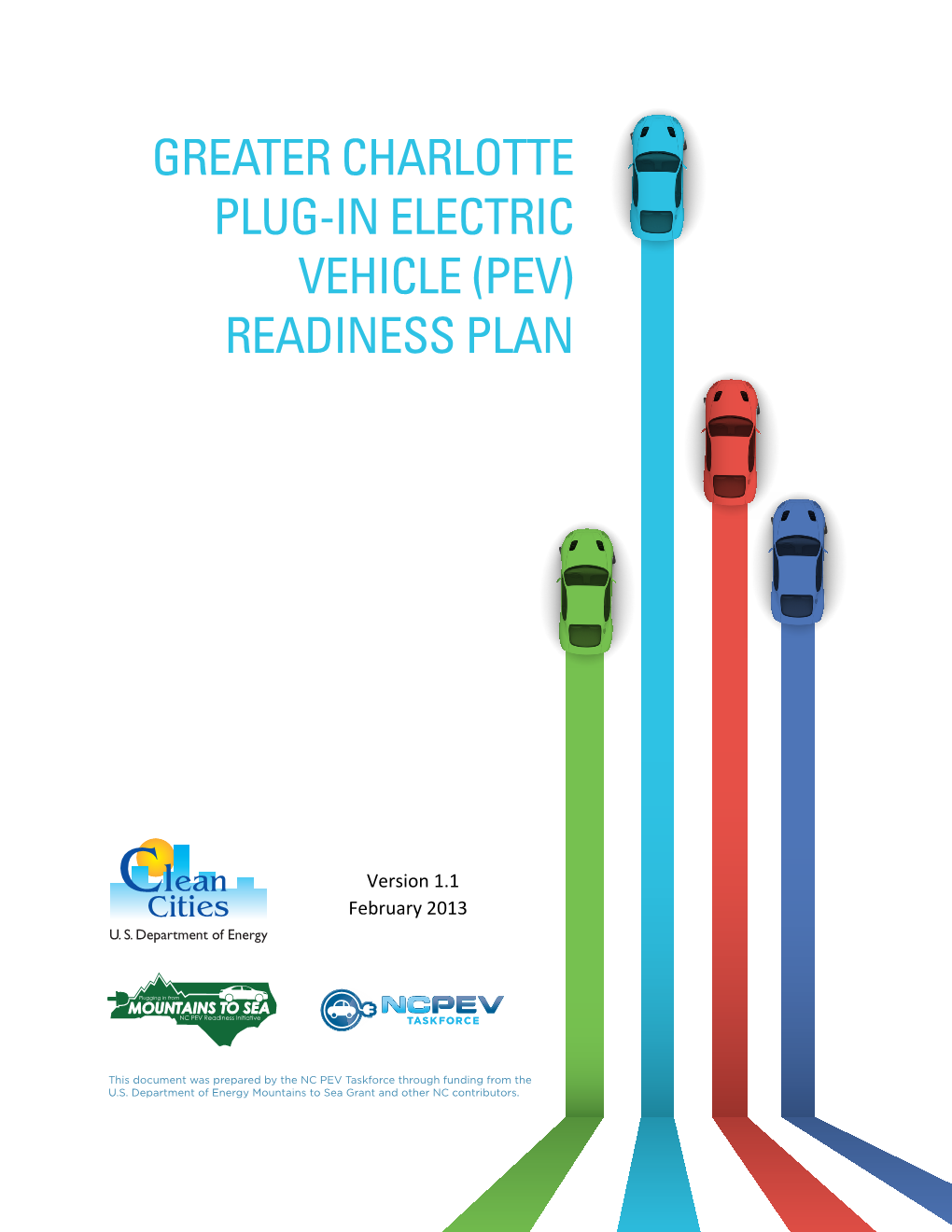 Greater Charlotte Plug-In Electric Vehicle (Pev) Readiness Plan