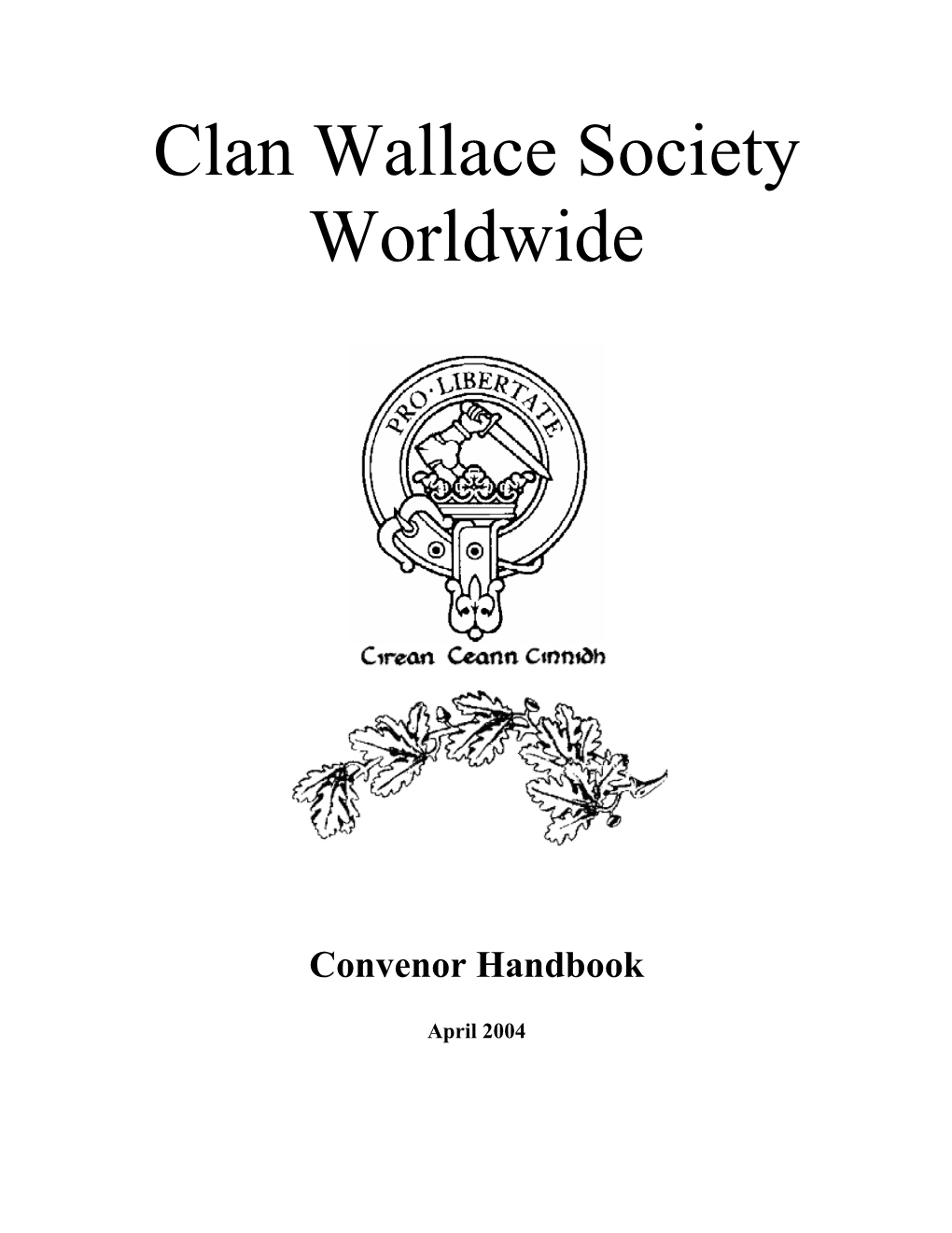 Clan Wallace Society Worldwide