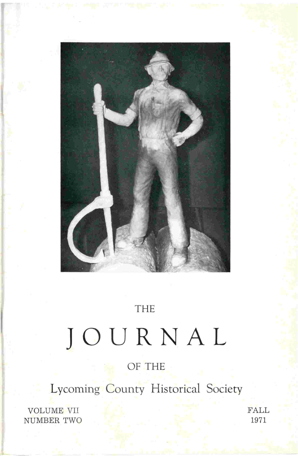 Journal of the Lycoming County Historical Society, 1971 Fall