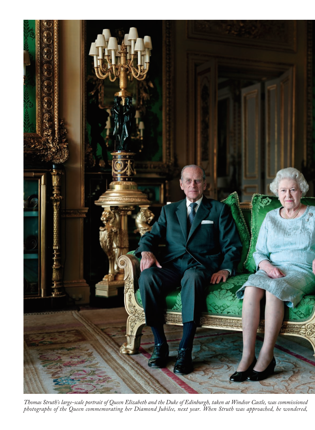 Thomas Struth's Large-Scale Portrait of Queen Elizabeth and the Duke Of