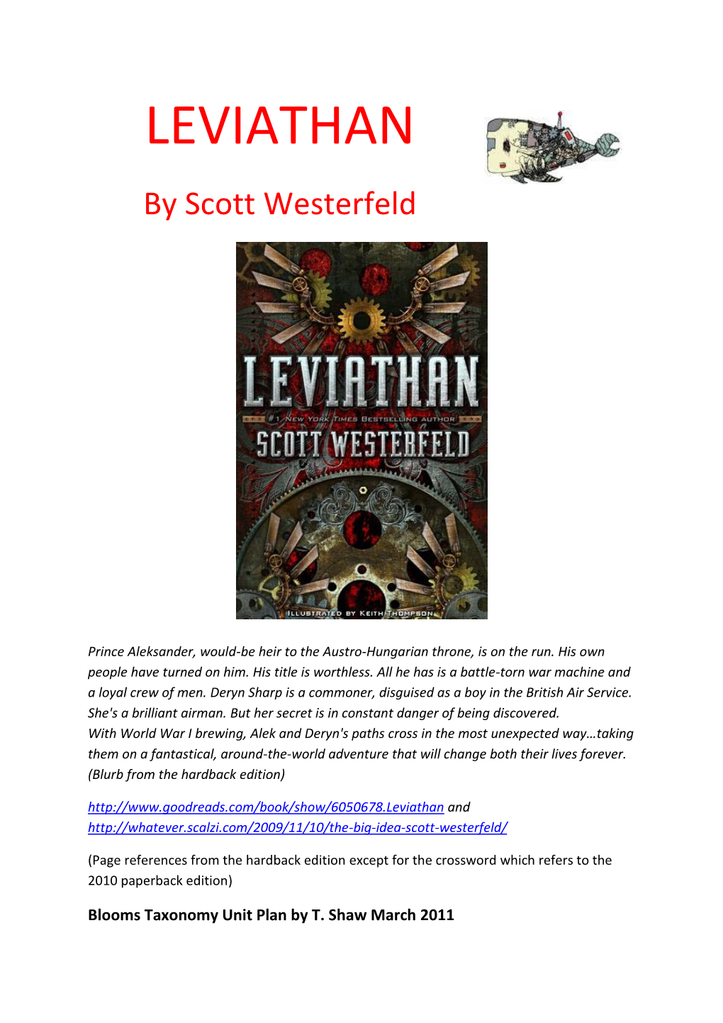 LEVIATHAN by Scott Westerfeld