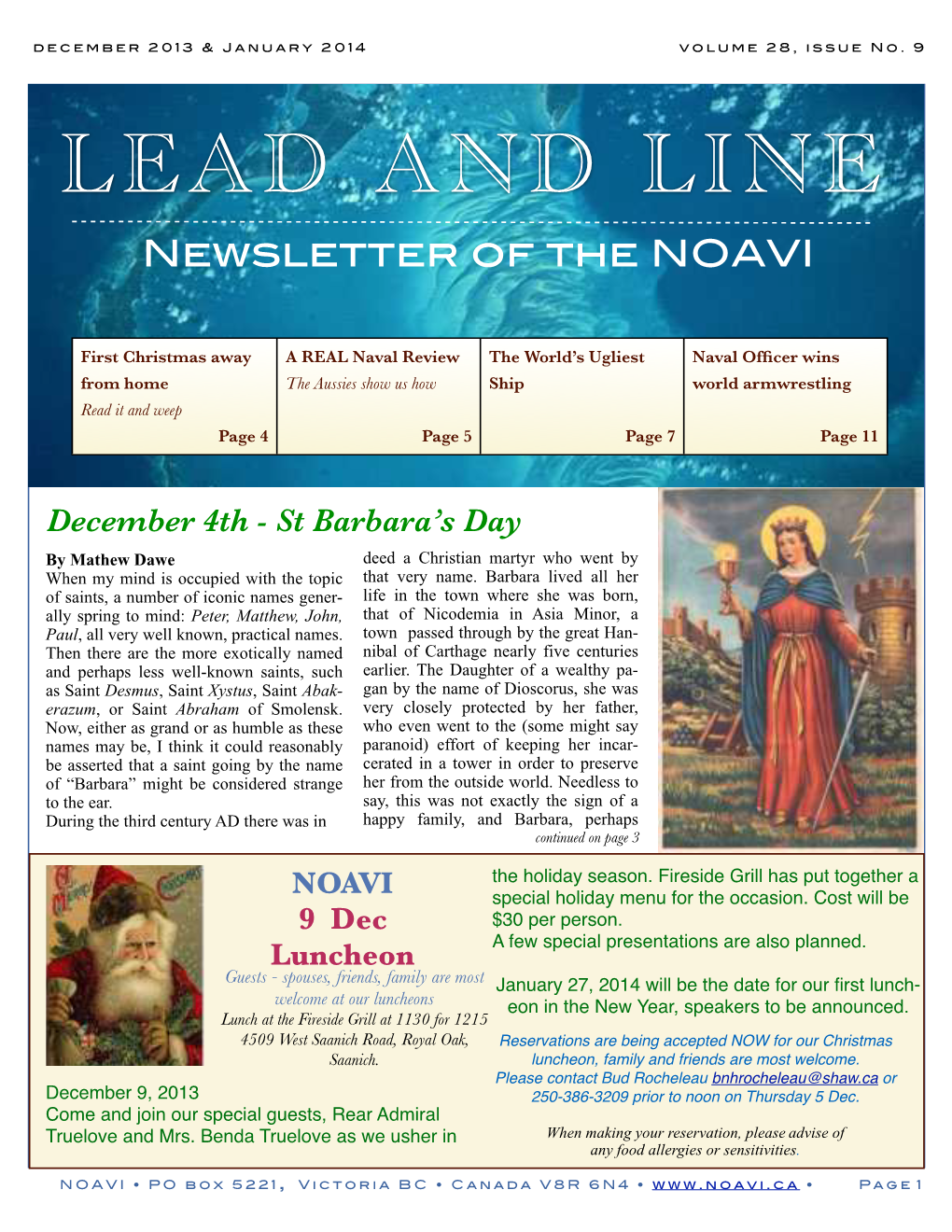 Lead and Line December 2013