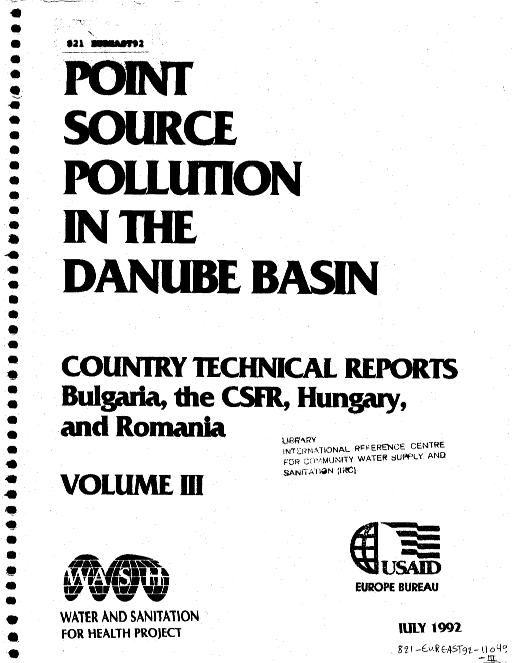 POINT SOURCE Pollimon in HIE DANUBE BASIN