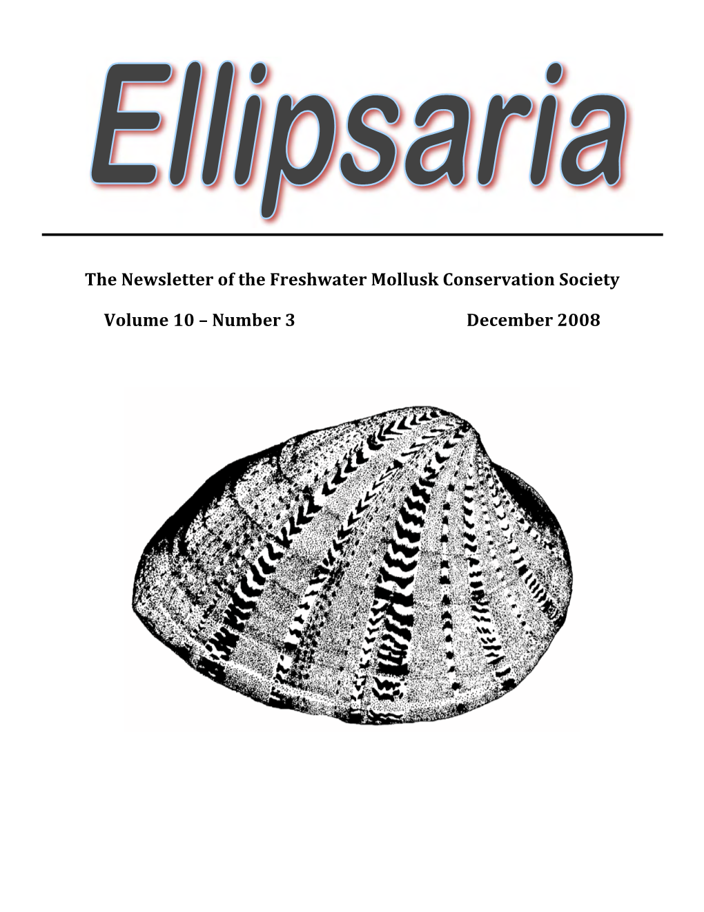 The Newsletter of the Freshwater Mollusk Conservation Society