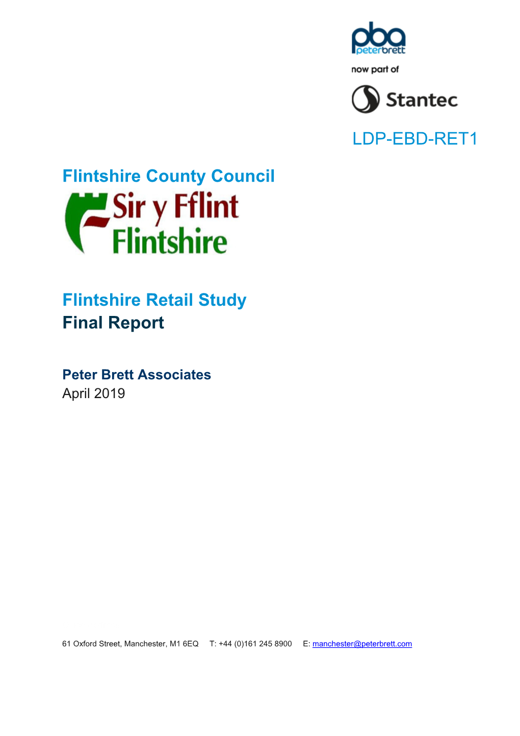 LDP-EBD-RET1 Flintshire Retail Study – Final Report – April 2019