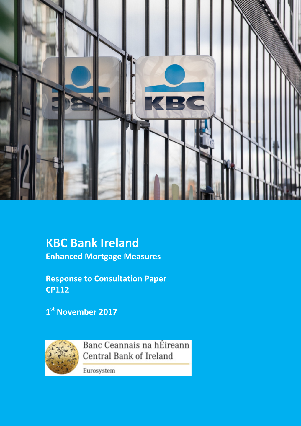 KBC Bank Ireland Enhanced Mortgage Measures