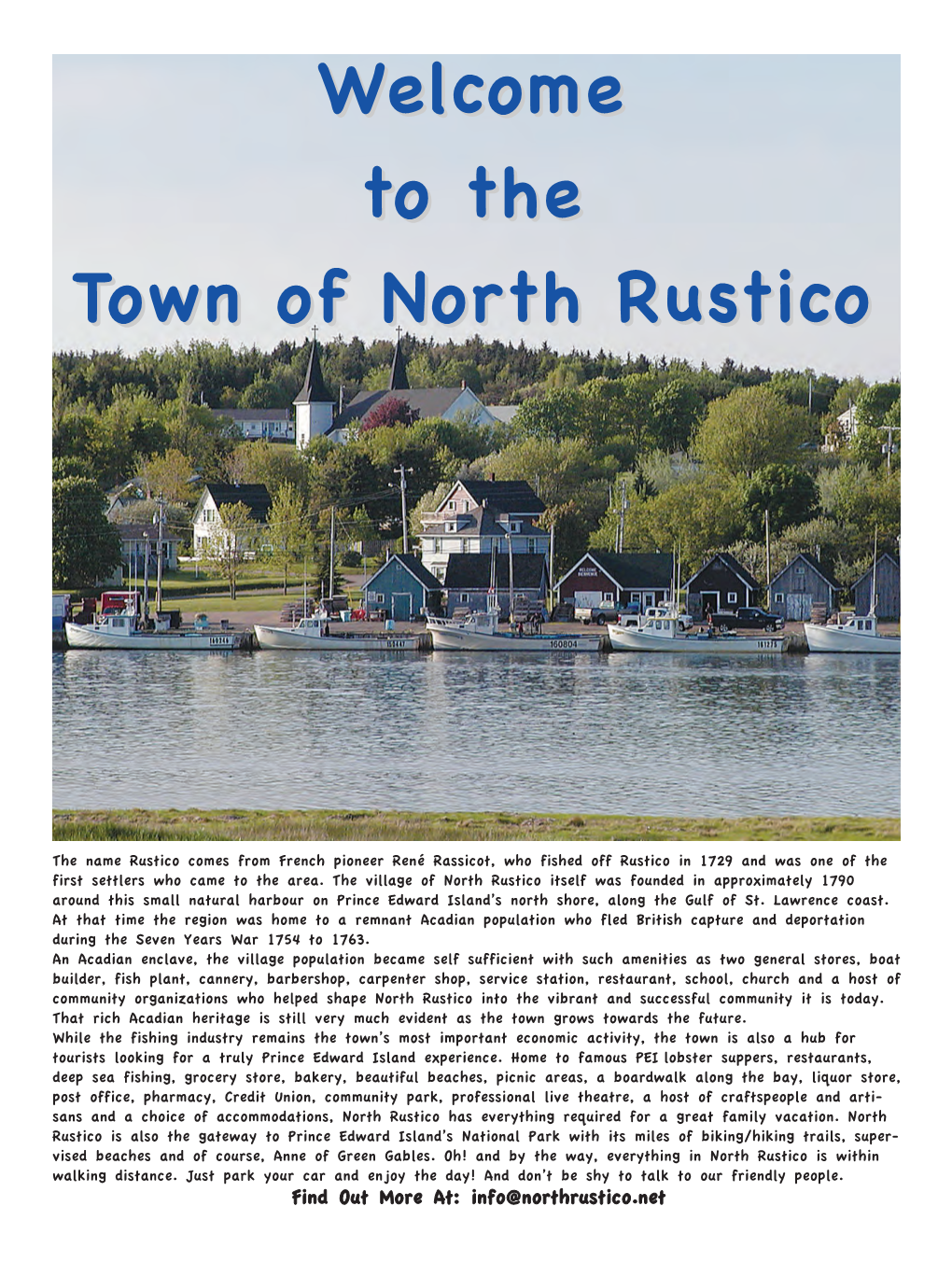 The Town of North Rustico