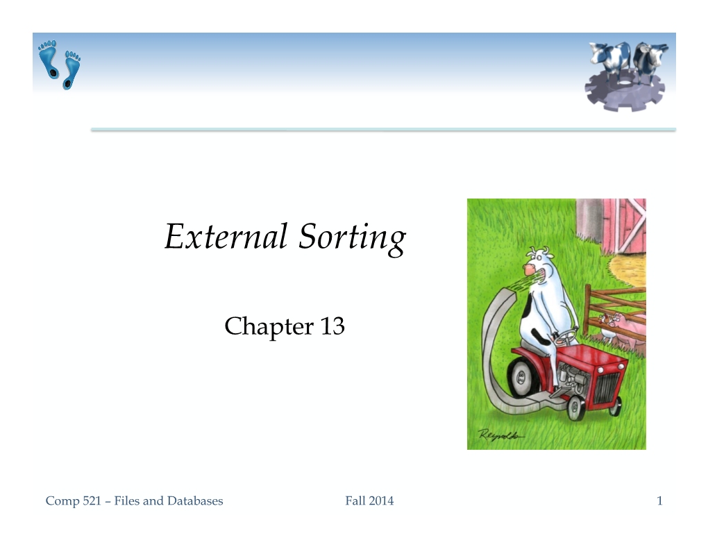 External Sorting