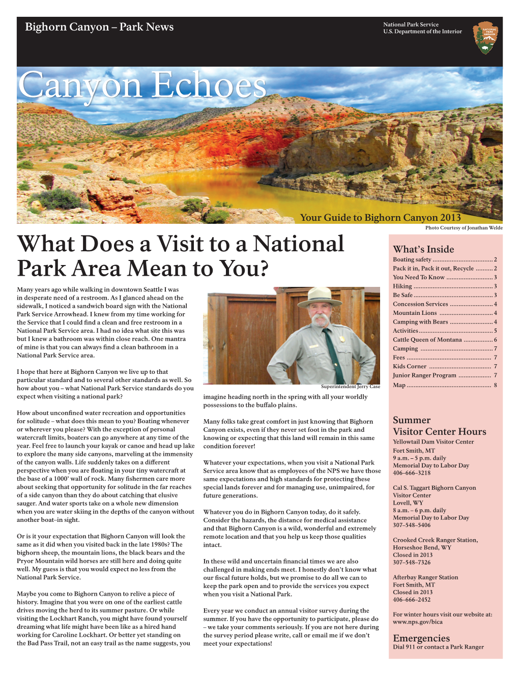 Bighorn Canyon – Park News U.S