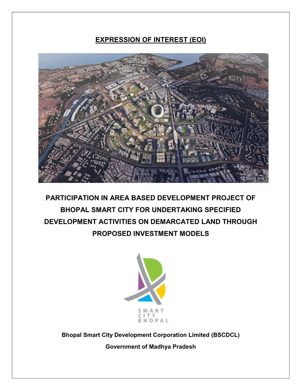 (Eoi) Participation in Area Based Development Project