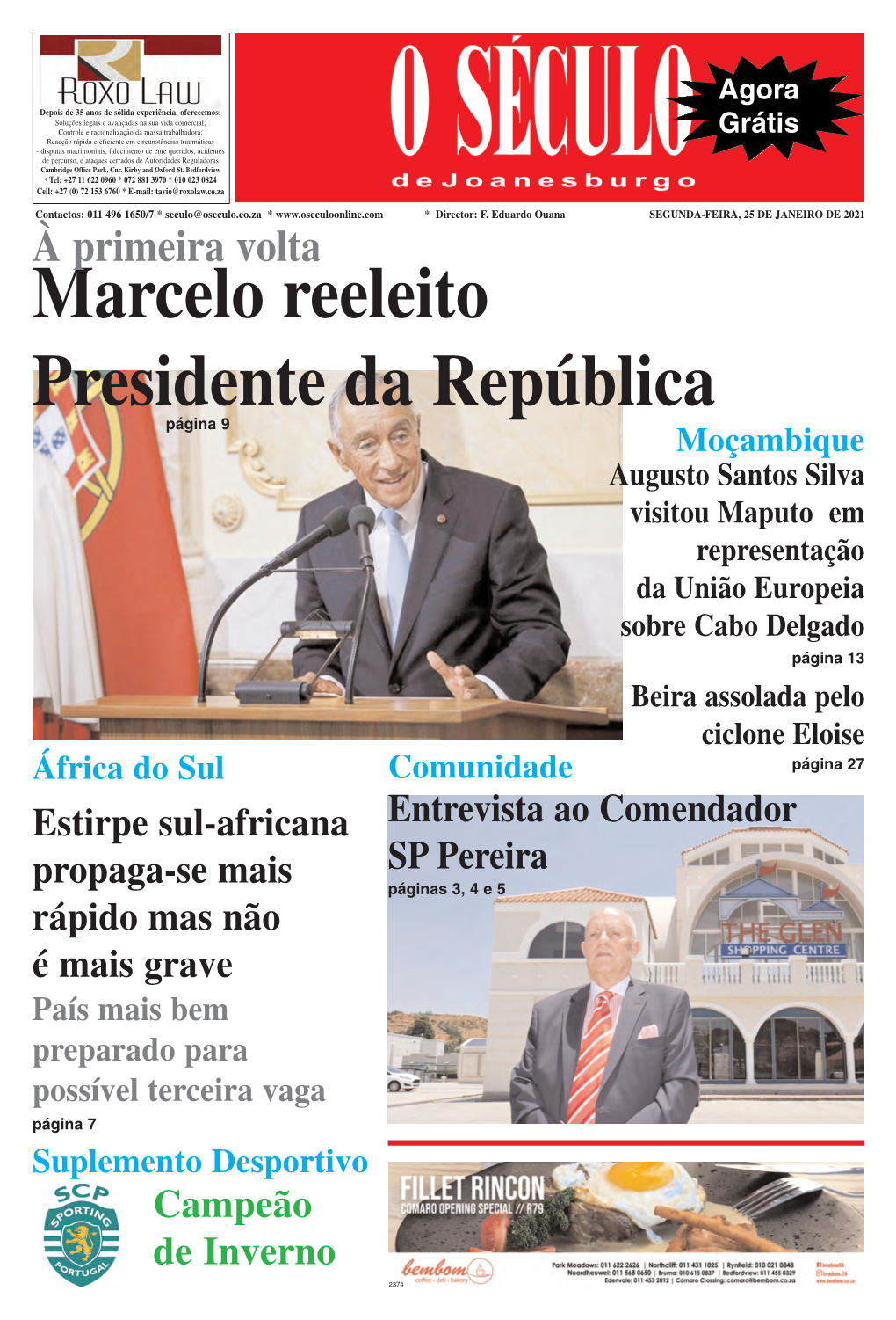 Marcelo Reeleito Presidente Da República