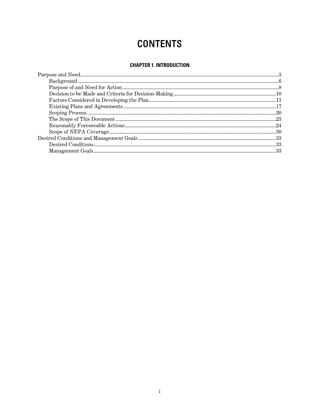 Environmental Impact Statement