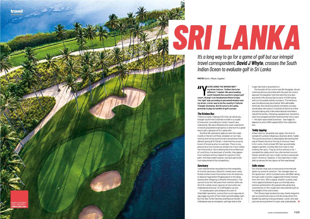 Sri Lanka (Bunkered)