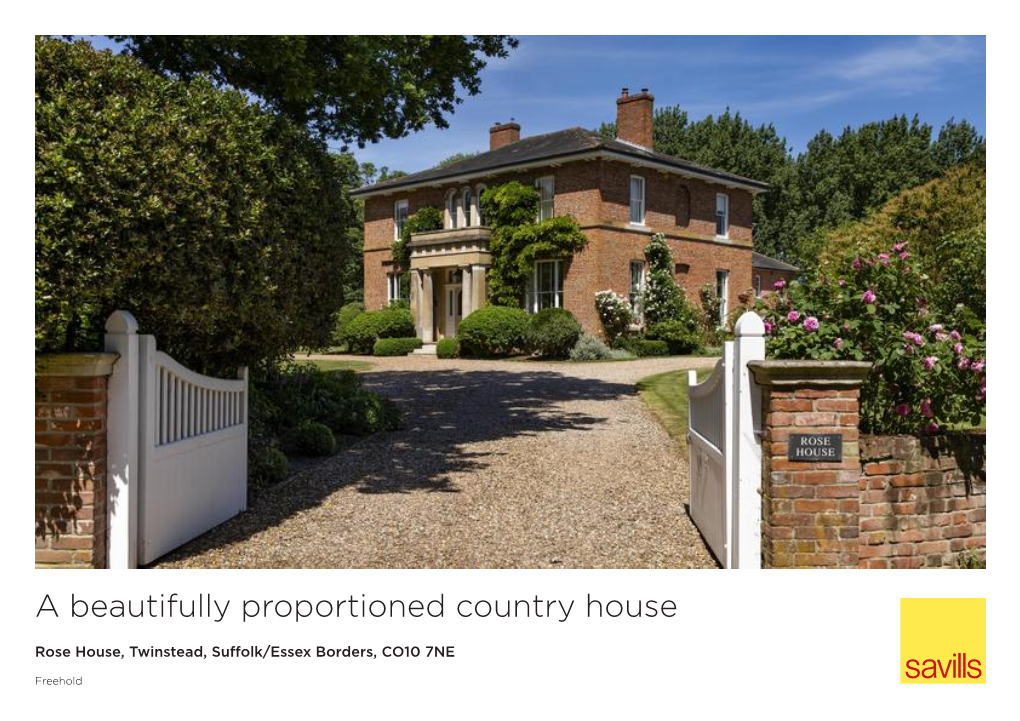 A Beautifully Proportioned Country House