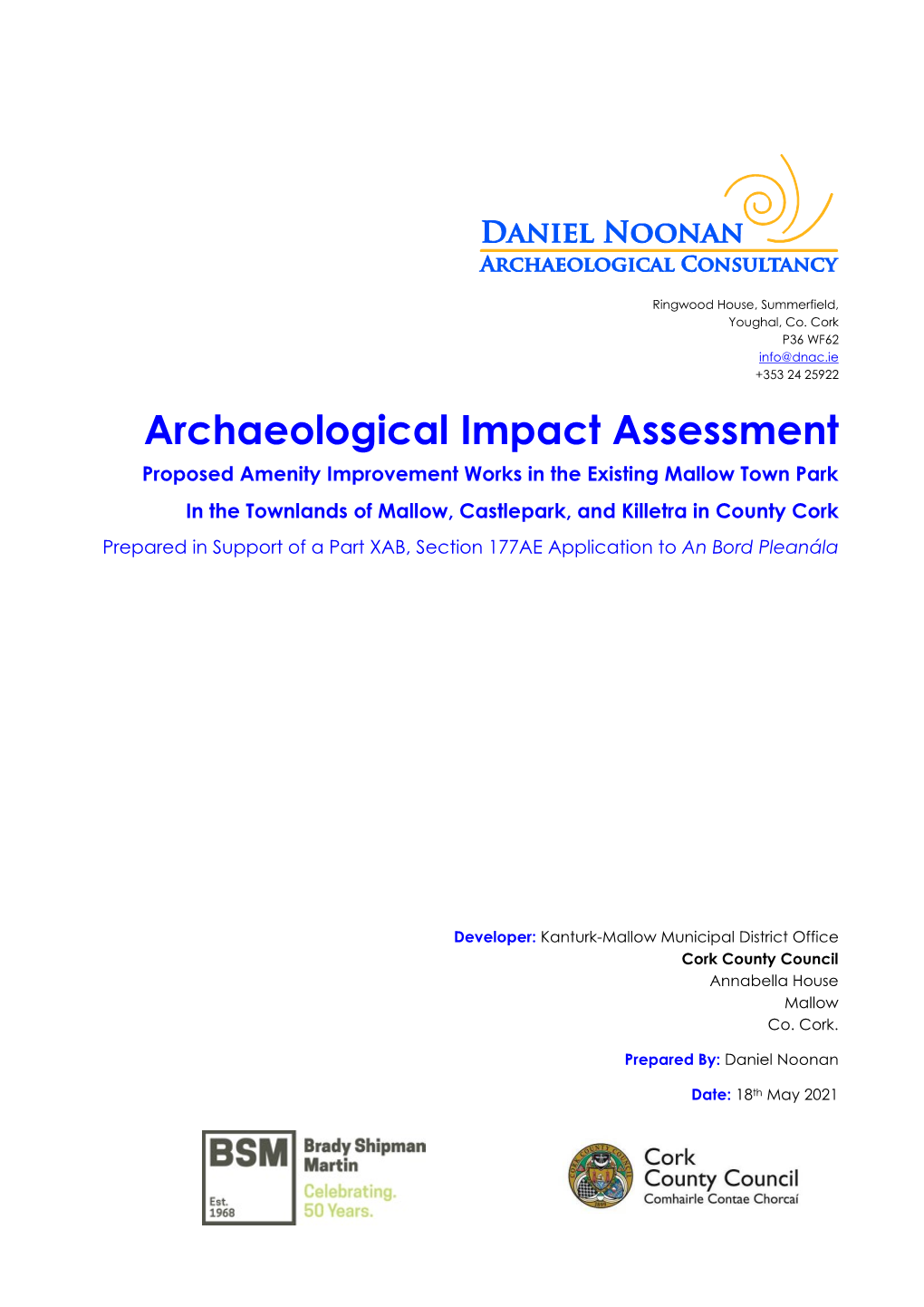 Archaeological Impact Assessment